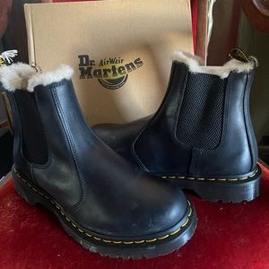 Faux Fur Dr. Martins